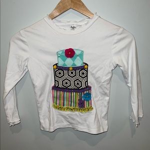 La Jenns Girls Cake Longsleeve Tee